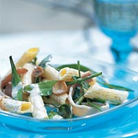 Lekkere pasta met zeeaster!